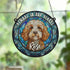 Cockapoo Memorial Stained Glass Effect Suncatcher